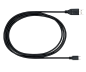 Preview: DINIC USB Kabel Micro B Stecker auf USB A Stecker, schwarz, DINIC Polybag, 0,5m